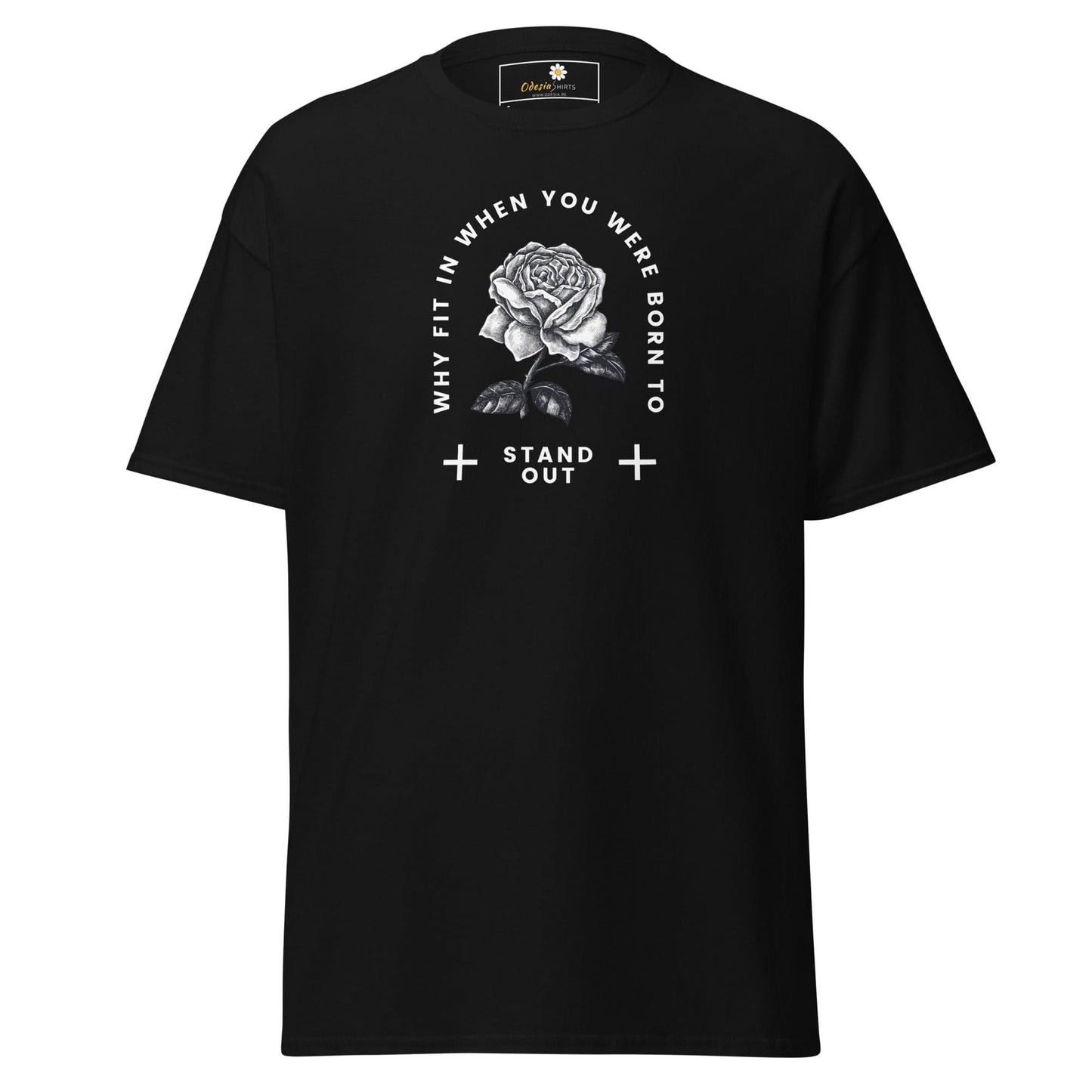 Unisex classic t-shirt - MISC FIT IN STAND OUT - REGULAR - Black / S