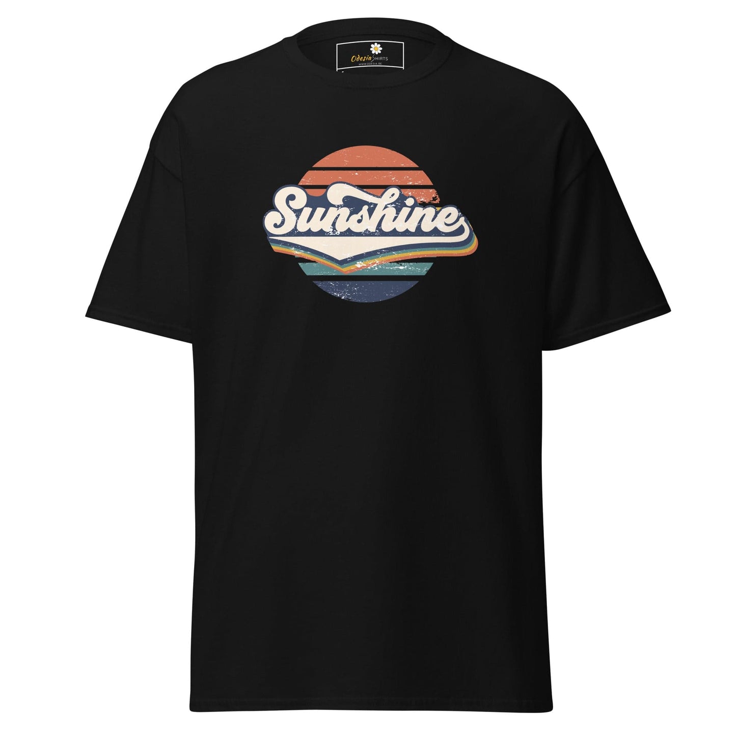 Unisex classic t-shirt - SUMMER SUNSHINE - REGULAR - Black / S