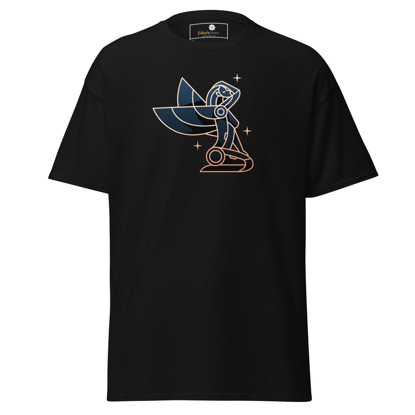 Unisex classic t-shirt - VIRGO WOMAN WINGS - REGULAR - Black / S