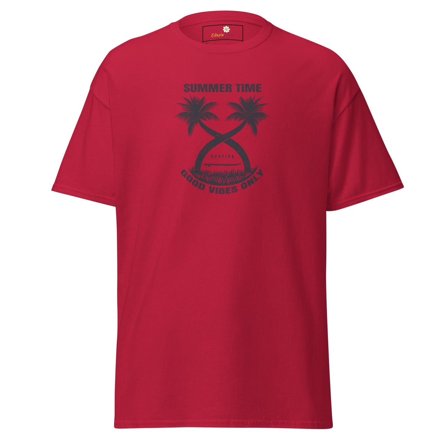 Unisex classic t-shirt - SUMMER PARADISE TREES - REGULAR - Cardinal / S