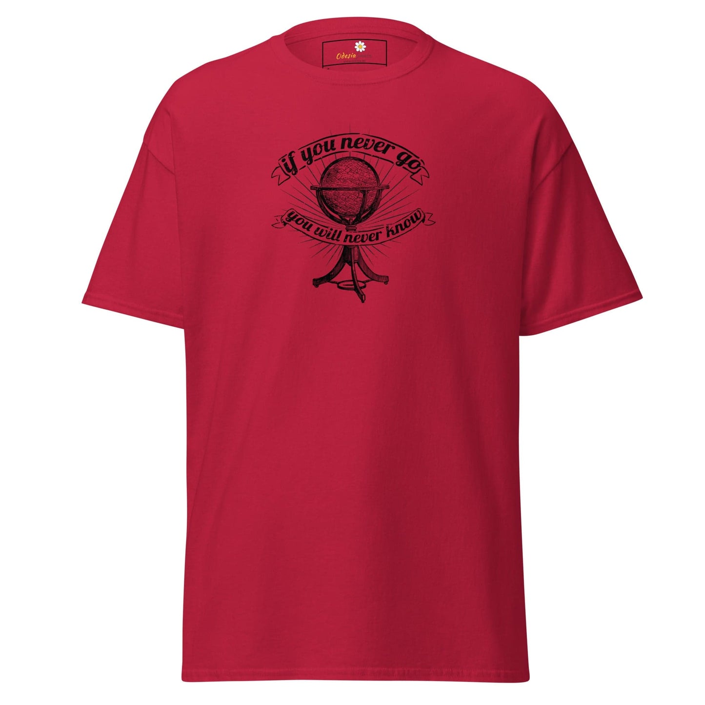 Unisex classic t-shirt - MISC IF YOU NEVER GO NEVER KNOW - REGULAR - Cardinal / S