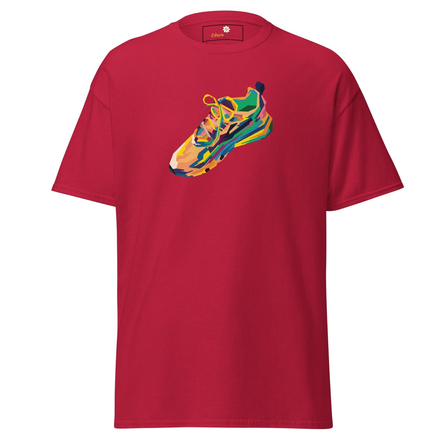 Unisex classic t-shirt - MISC SNEAKER SHOE - REGULAR - Cardinal / S