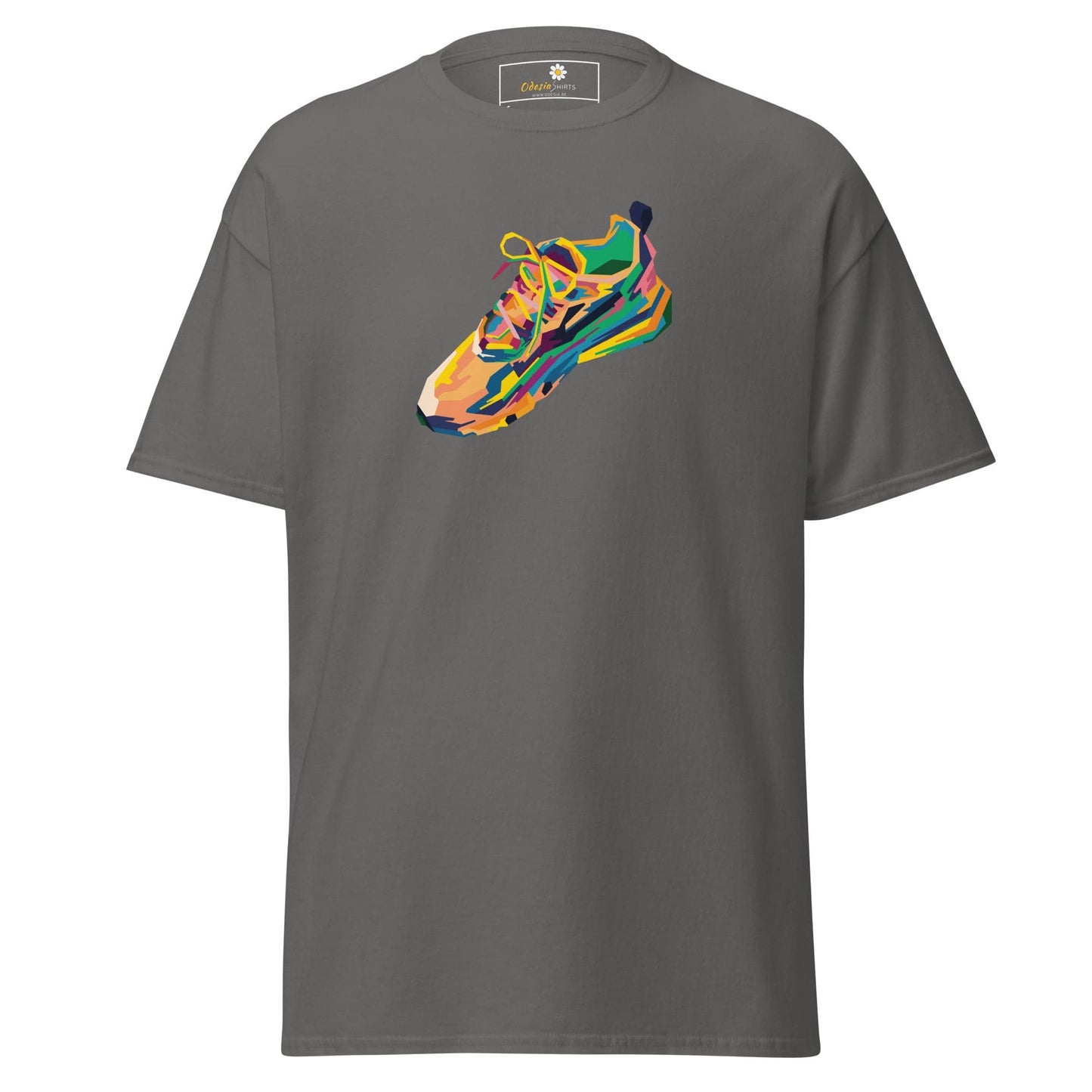 Unisex classic t-shirt - MISC SNEAKER SHOE - REGULAR - Charcoal / S