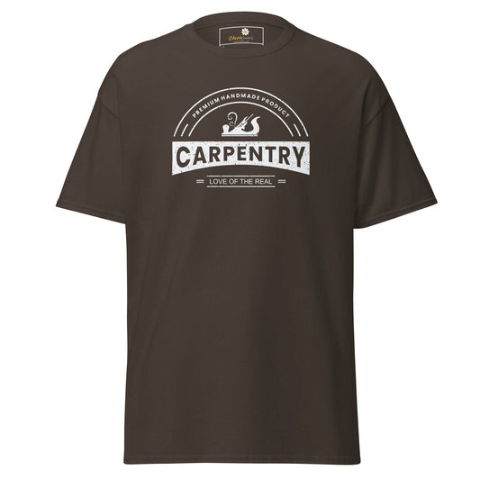 Unisex classic t-shirt - SKILLS CARPENTRY DREAM - REGULAR - Dark Chocolate / S