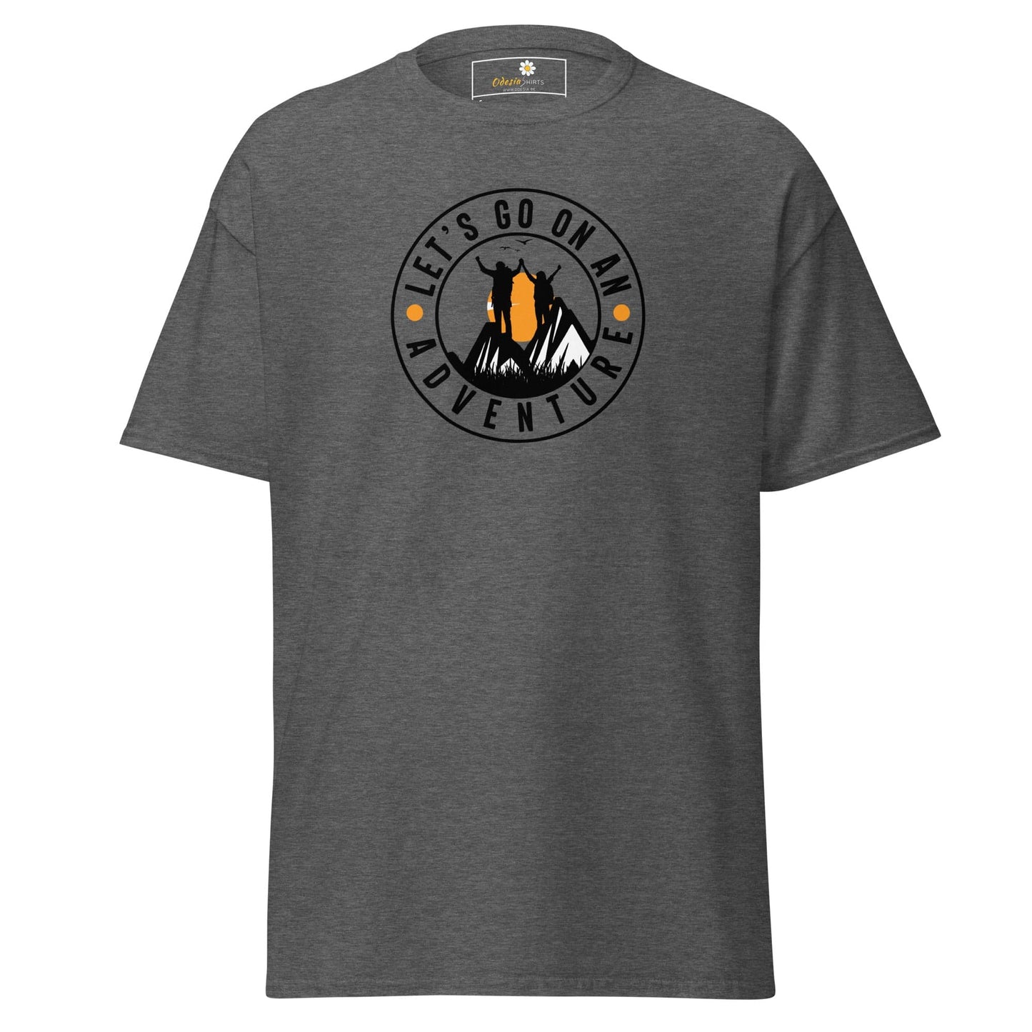 Gray T-shirt with adventure graphic from T-SHIRT DESIGN TEE MAN WOMAN S-XL