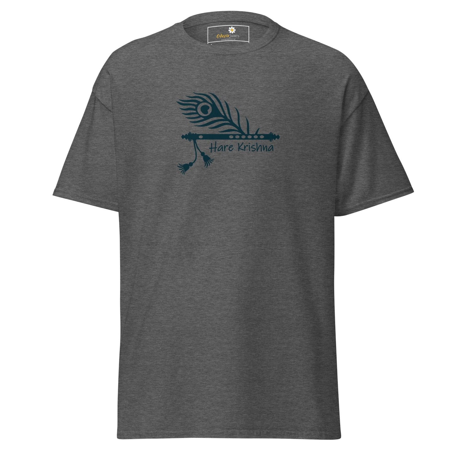 Unisex classic t-shirt - SPIRITUAL HARE KRISHNA - REGULAR - Dark Heather / S
