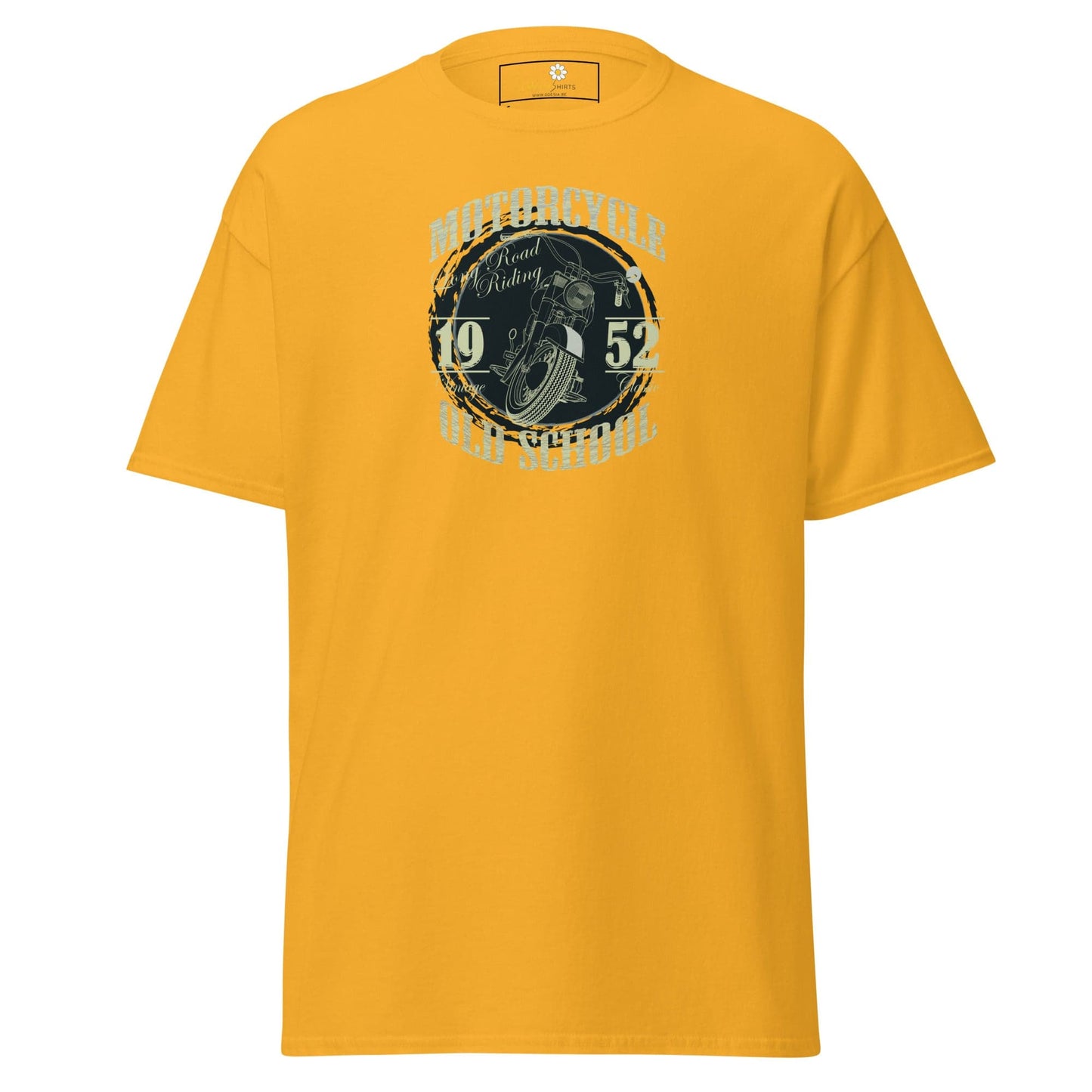 Unisex classic t-shirt - MISC MOTORCYCLE 1952 - REGULAR - Gold / S