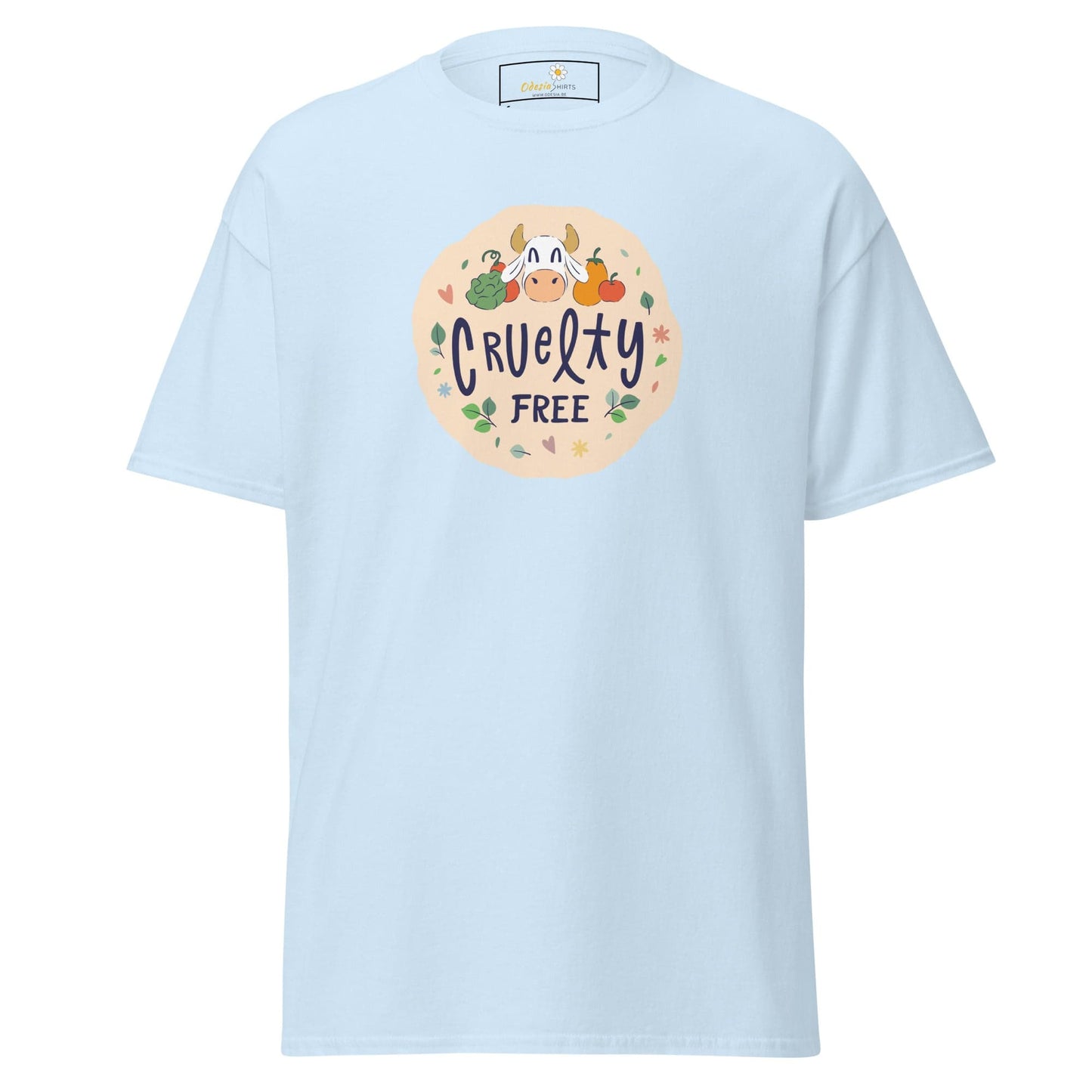 Unisex classic t-shirt - VEGAN CRUELTY FREE - REGULAR - Light Blue / S