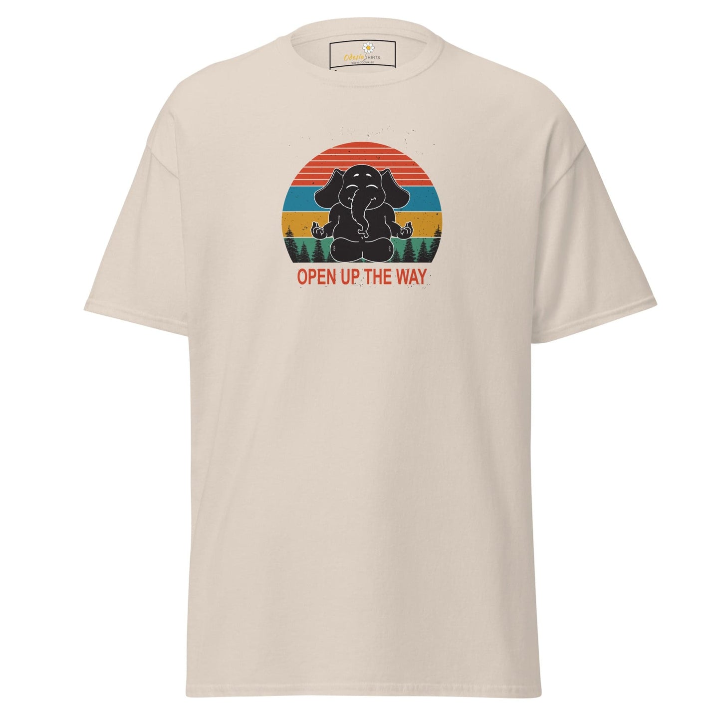 Unisex classic t-shirt - WILDLIFE ELEPHANT SPIRITUAL - REGULAR - Natural / S