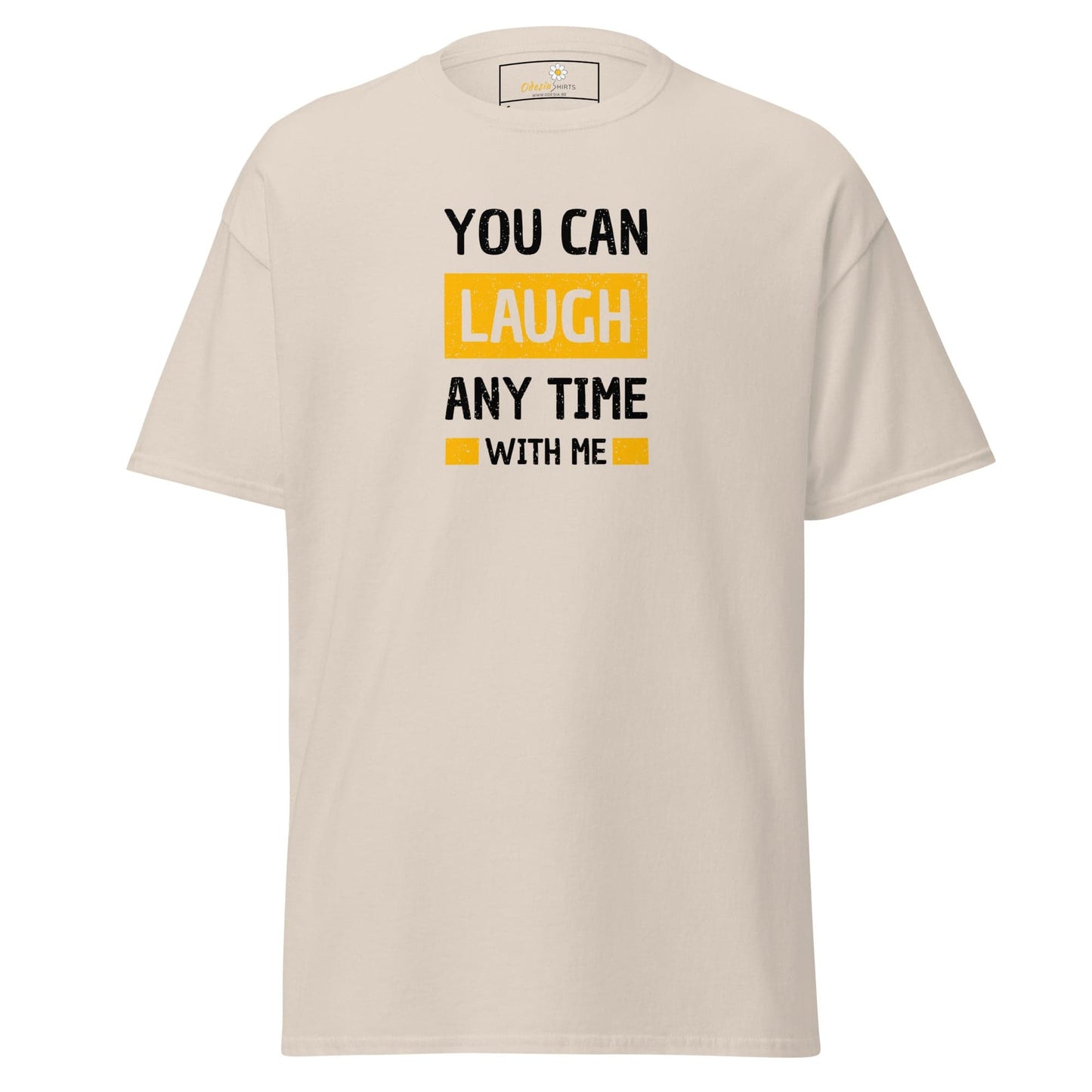 Unisex classic t-shirt - FUN TEXT YOU CAN LAUGH - REGULAR - Natural / S