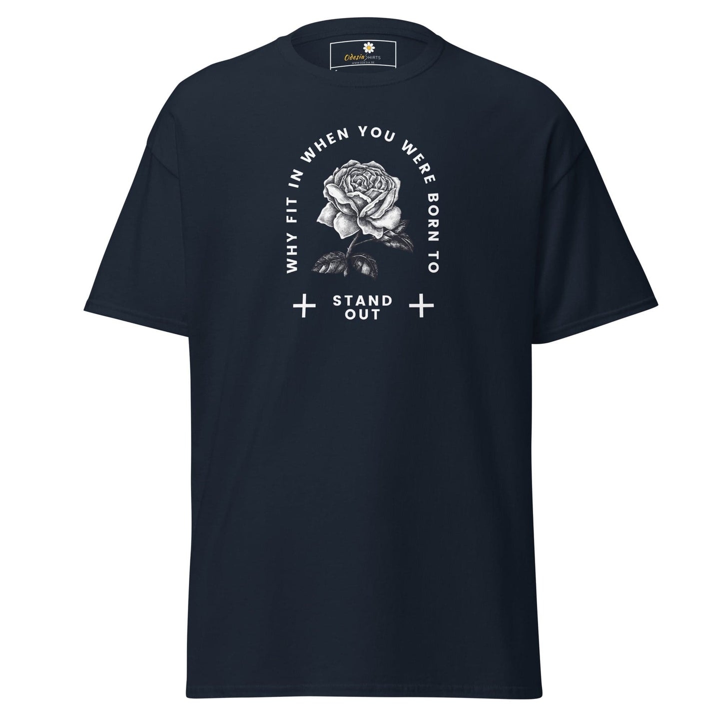 Unisex classic t-shirt - MISC FIT IN STAND OUT - REGULAR - Navy / S