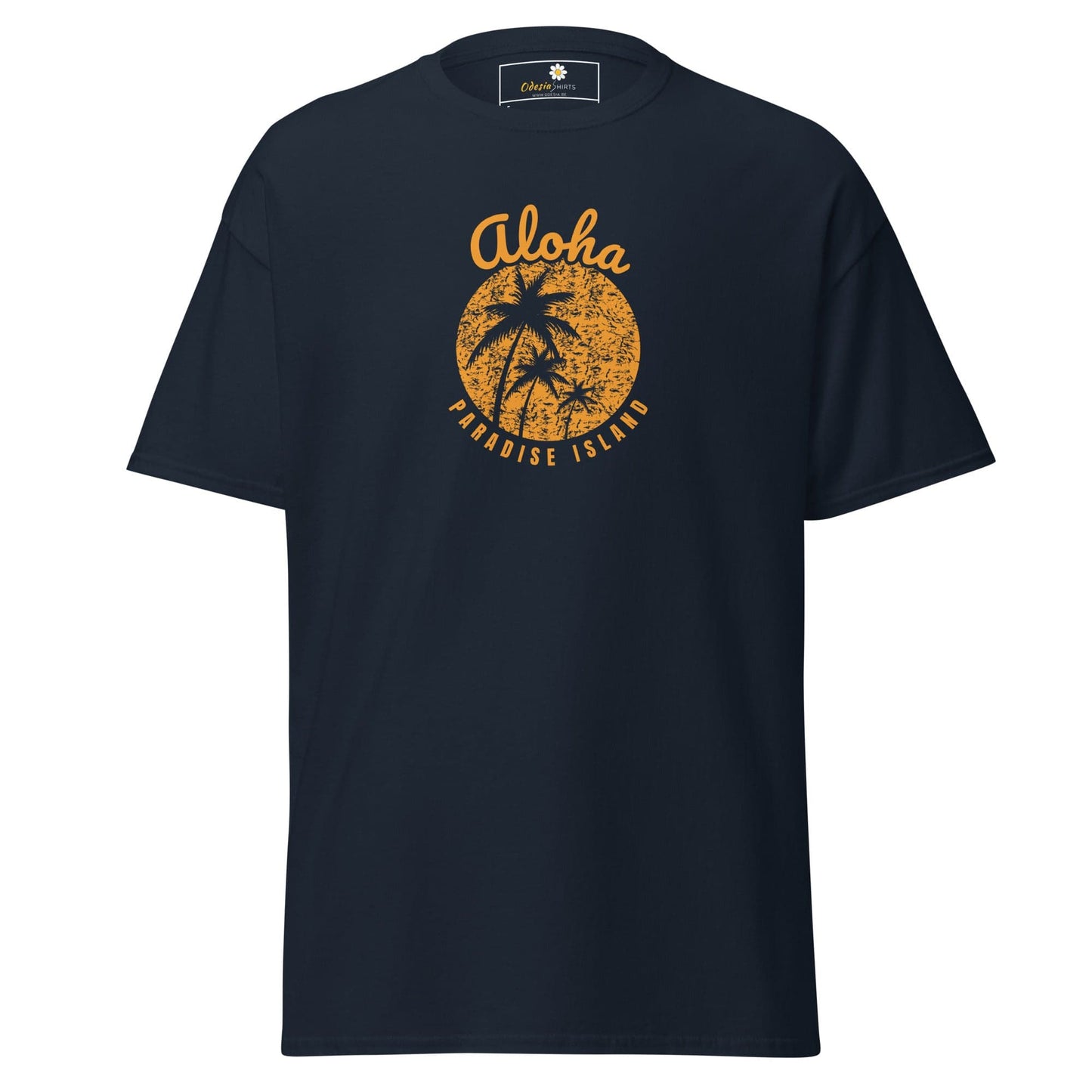 Unisex classic t-shirt - SUMMER COUNTRY PARADISE ISLAND - REGULAR - Navy / S