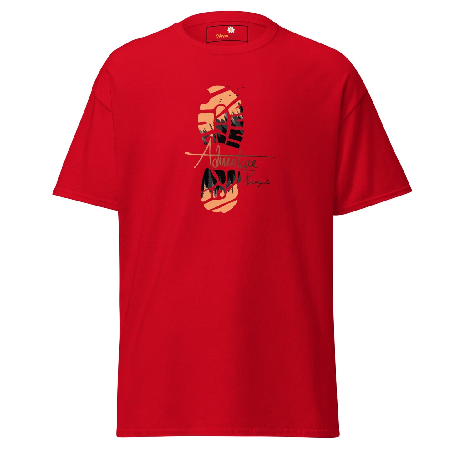 Unisex classic t-shirt - MISC FOOTSTEP - REGULAR - Red / S