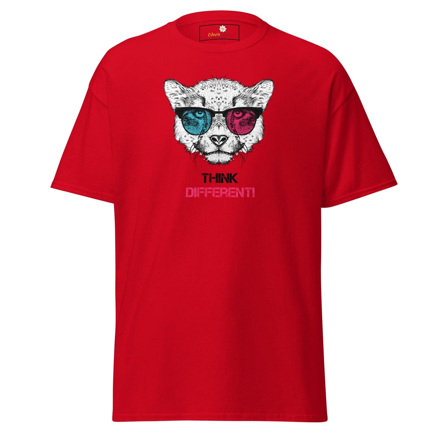 Unisex classic t-shirt - FANTASY THINK DIFFERENT - REGULAR - Red / S