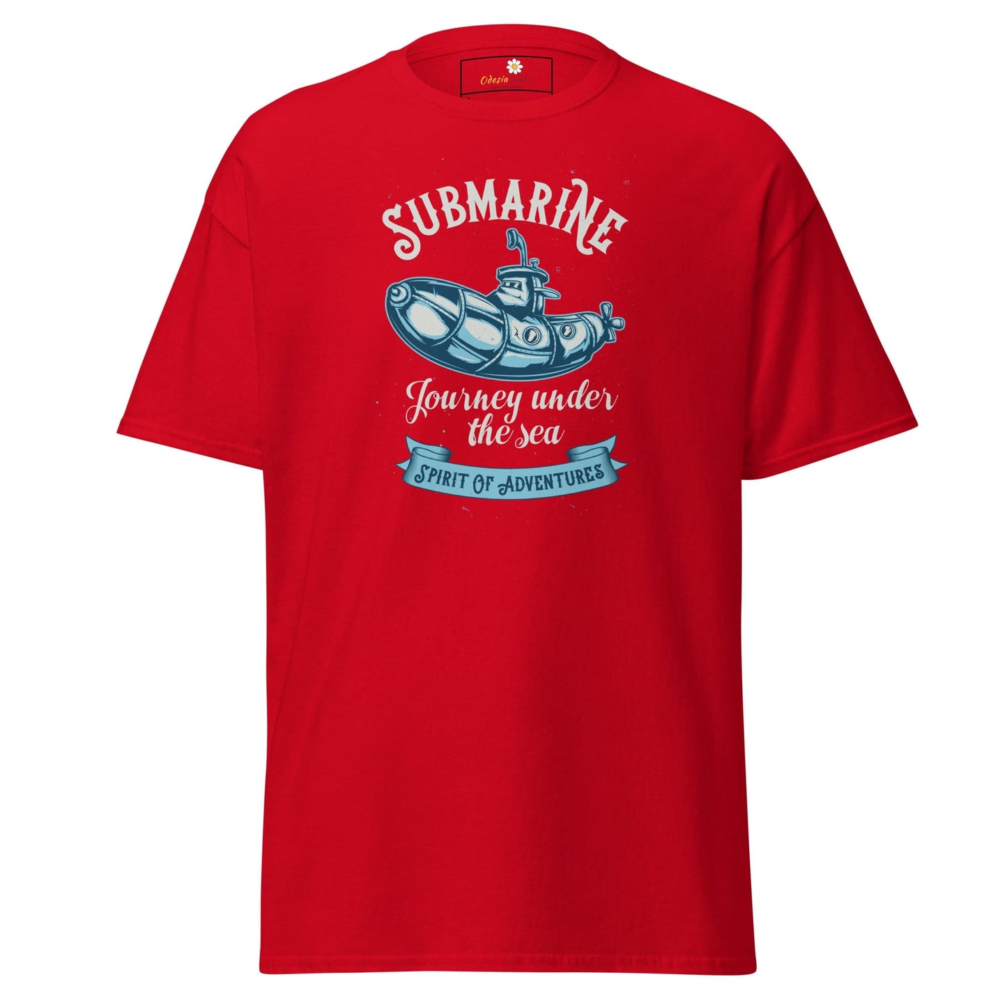 Unisex classic t-shirt - ADVENTURE SUBMARINE JOURNEY - REGULAR - Red / S