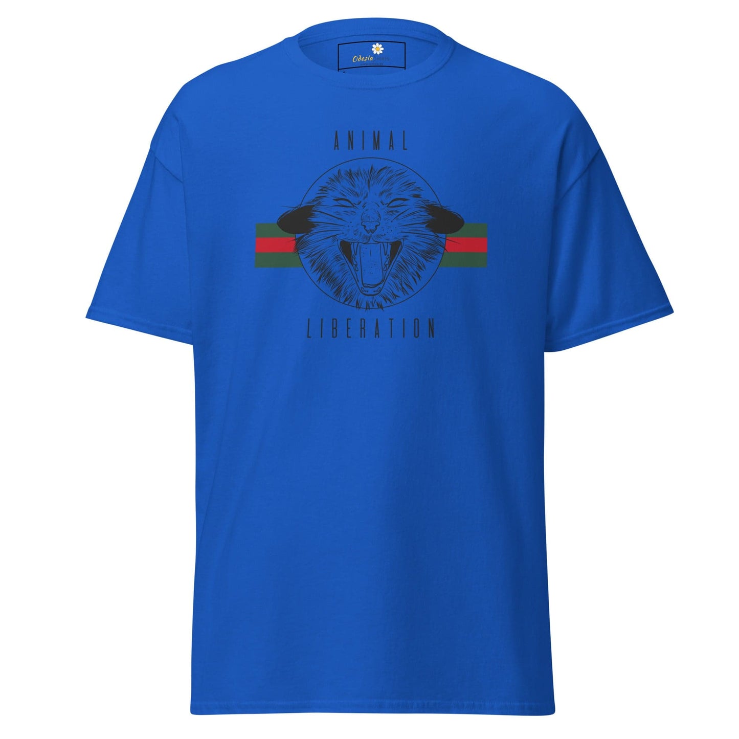 Unisex classic t-shirt - VEGAN ANIMAL LIBERATION - REGULAR - Royal / S