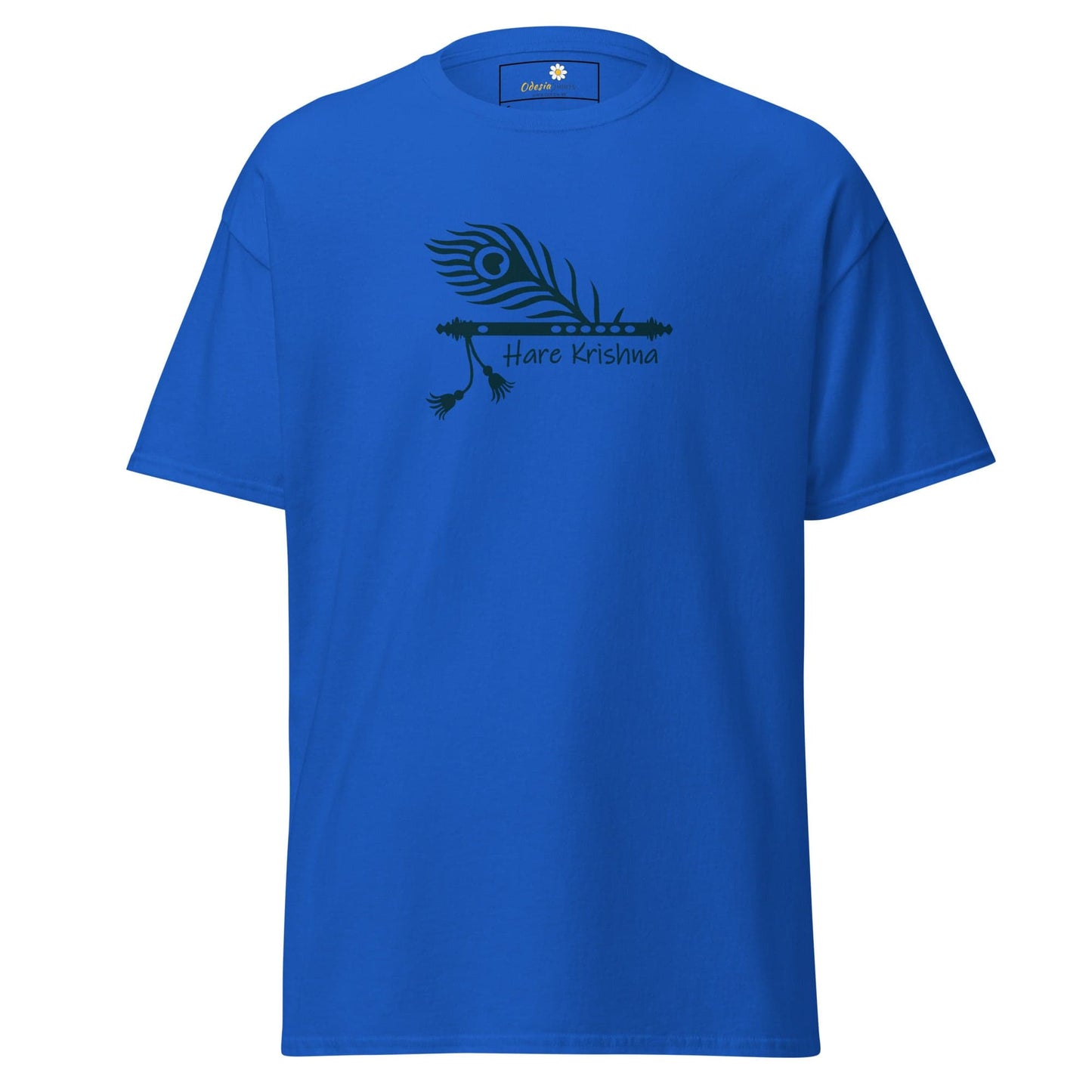 Unisex classic t-shirt - SPIRITUAL HARE KRISHNA - REGULAR - Royal / S