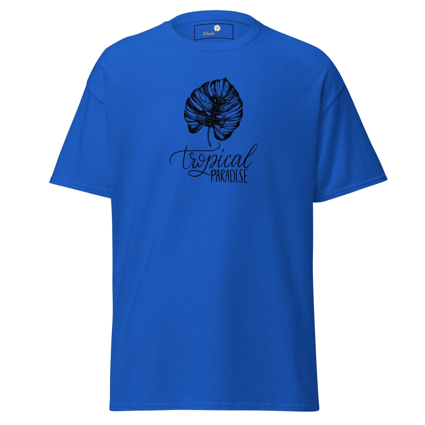Unisex classic t-shirt - NATURE TROPICAL PARADISE - REGULAR - Royal / S