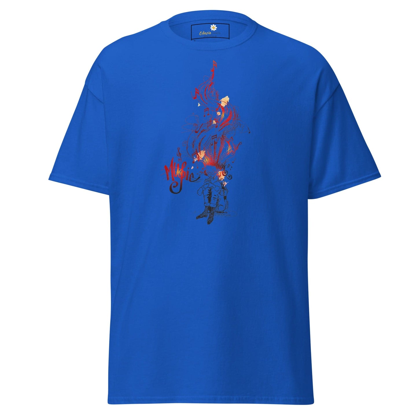 Unisex classic t-shirt - MUSIC GUY THOUGHTS - REGULAR - Royal / S