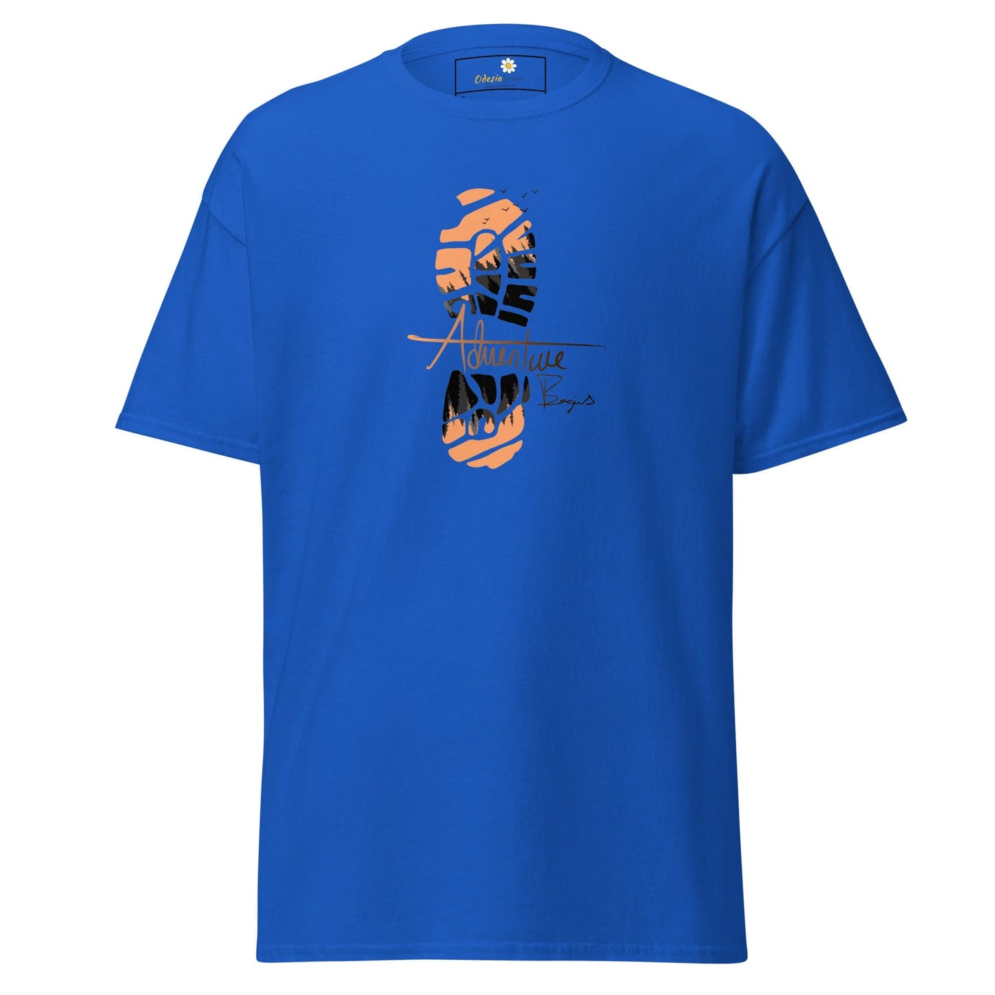 Unisex classic t-shirt - MISC FOOTSTEP - REGULAR - Royal / S