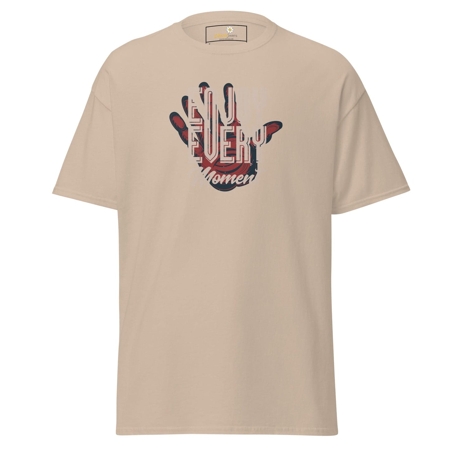 Unisex classic t-shirt - FANTASY ENJOY EVERY MOMENT - REGULAR - Sand / S