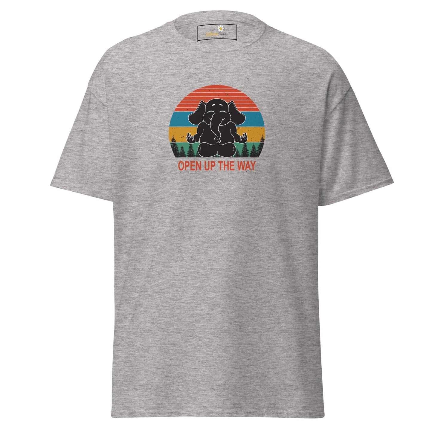 Unisex classic t-shirt - WILDLIFE ELEPHANT SPIRITUAL - REGULAR - Sport Grey / S