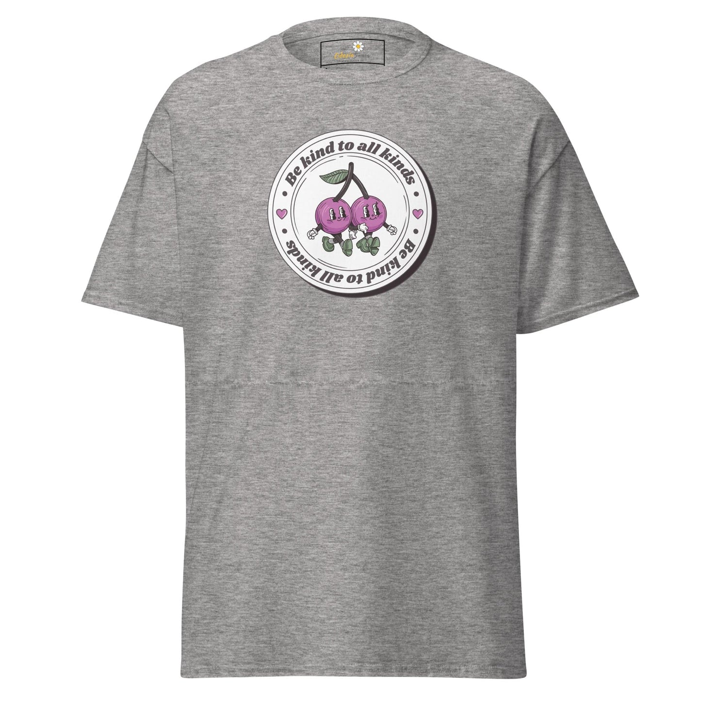 Unisex classic t-shirt - VEGAN POSITIVE BE KIND TO ALL - REGULAR - Sport Grey / S