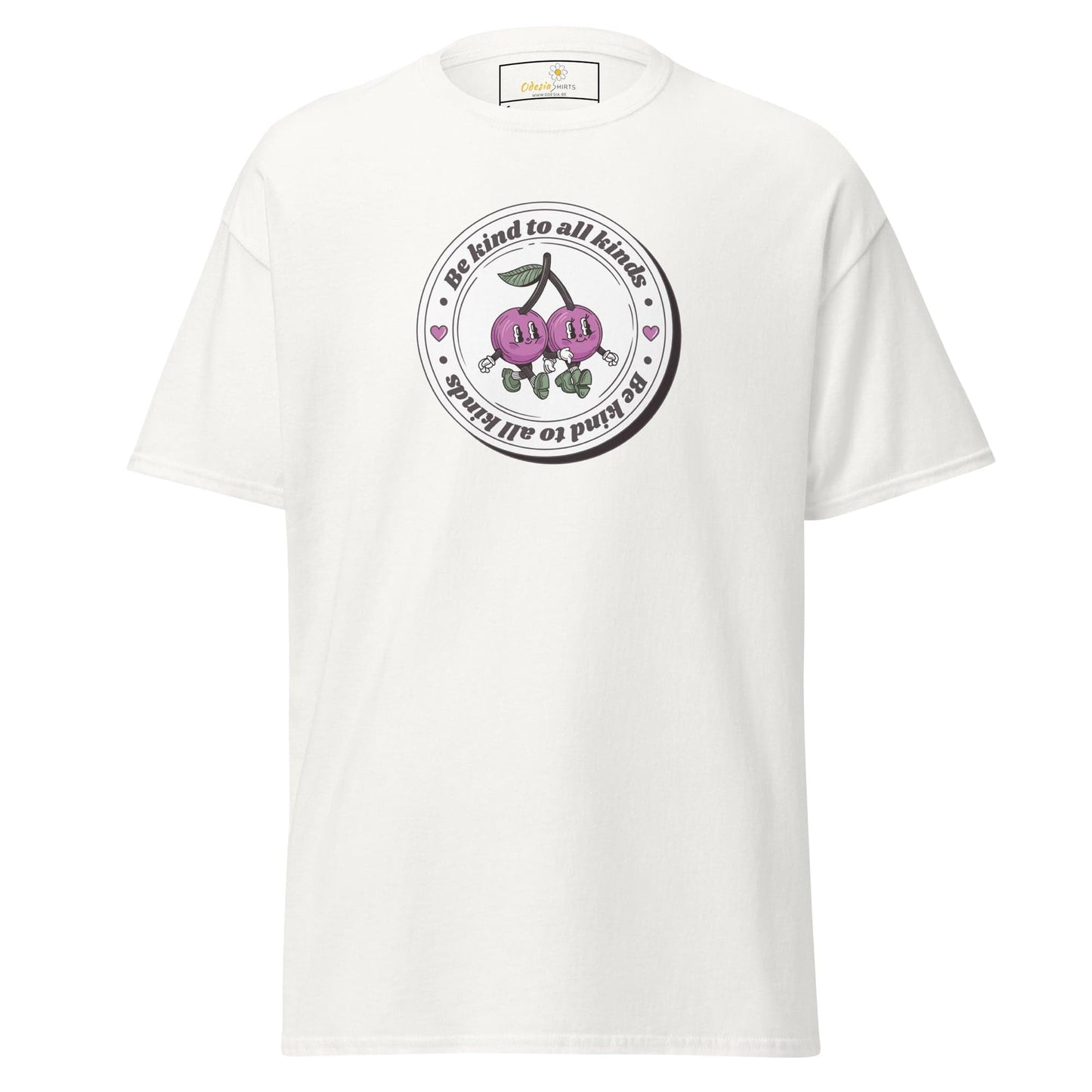 Unisex classic t-shirt - VEGAN POSITIVE BE KIND TO ALL - REGULAR - White / S