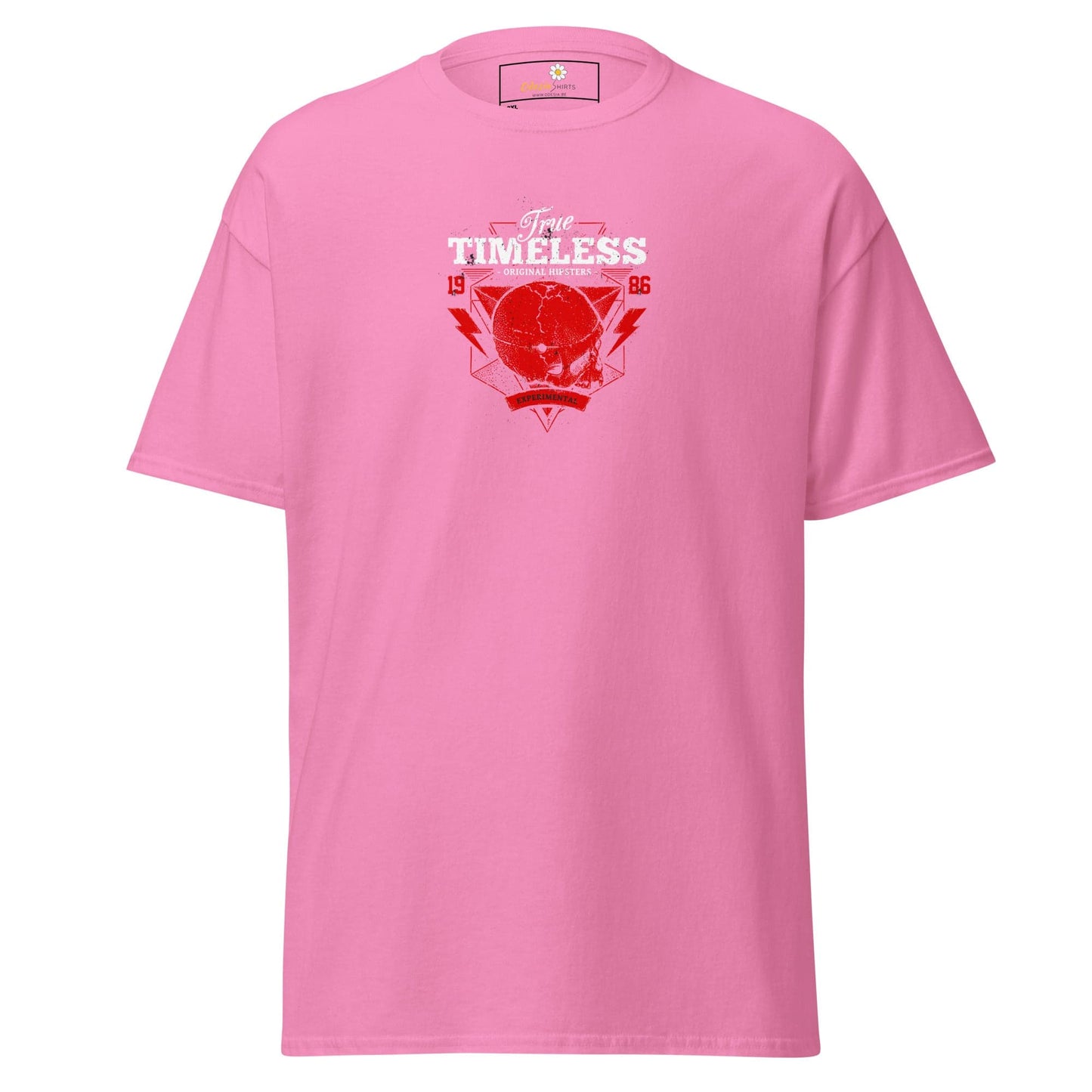 Pink T-shirt from T-SHIRT DESIGN TEE for Men and Women in 2XL to 5XL sizes