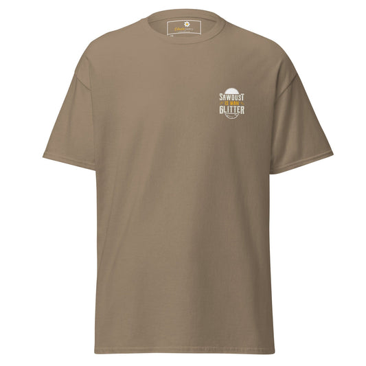Khaki-colored T-shirt from T-SHIRT DESIGN TEE for Men and Women in 2XL to 5XL