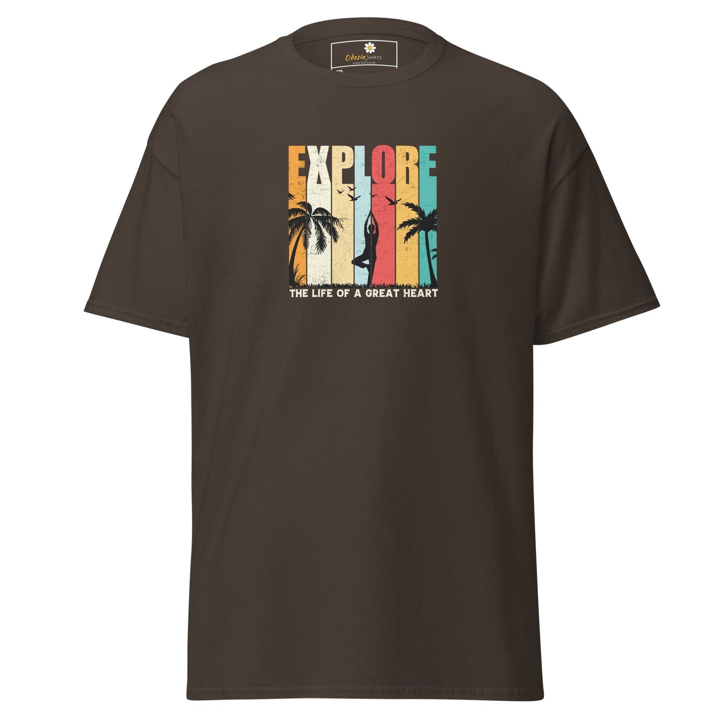 T-shirt Design Tee • Men / Women • [2xl-5xl] - Dark Chocolate / 2xl