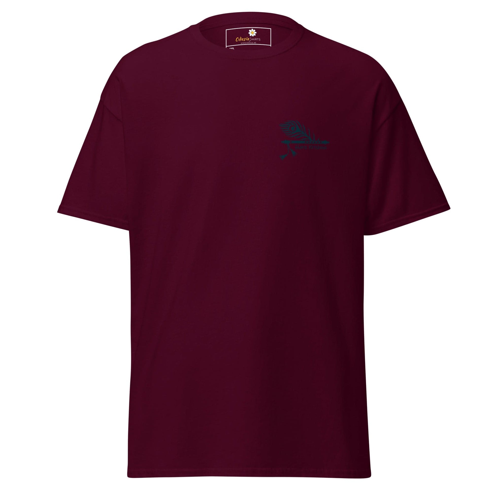 Maroon T-shirt for Men and Women in sizes 2XL to 5XL from T-SHIRT DESIGN TEE collection