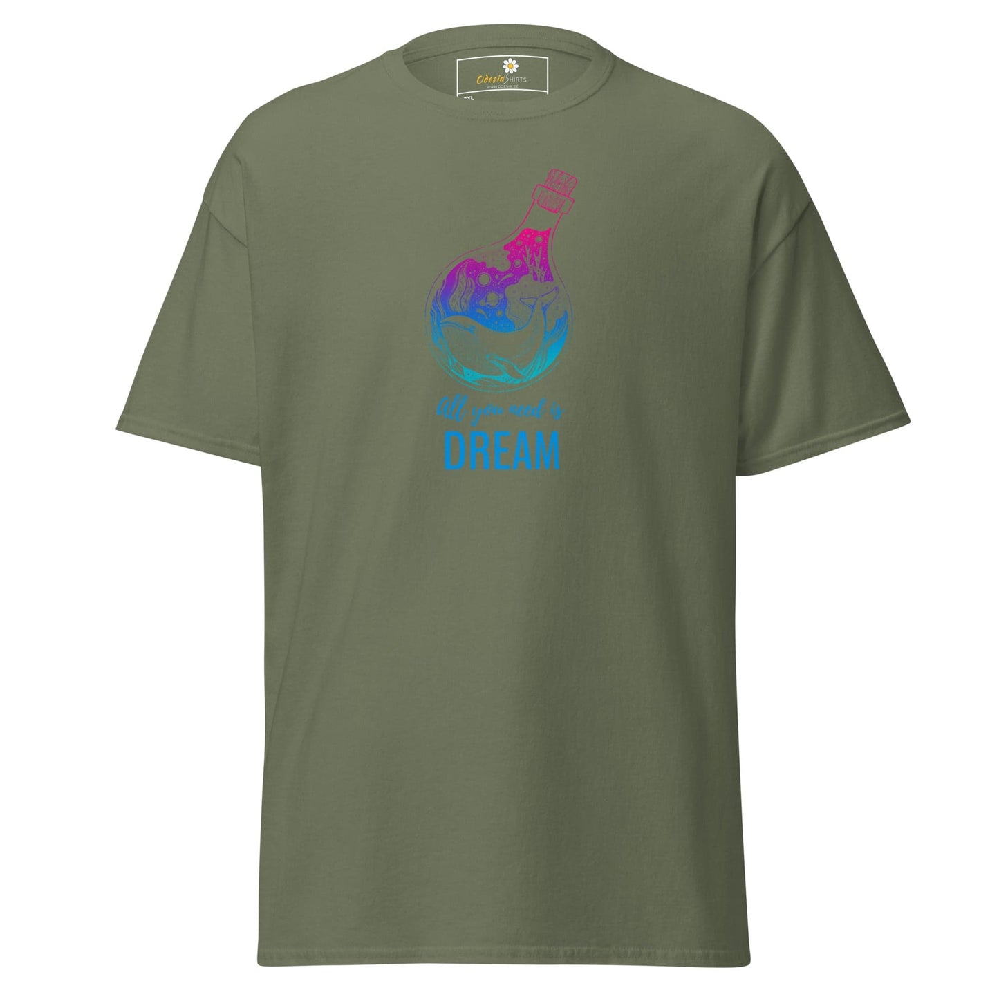 T-shirt Design Tee • Men / Women • [2xl-5xl] - Military Green / 2xl