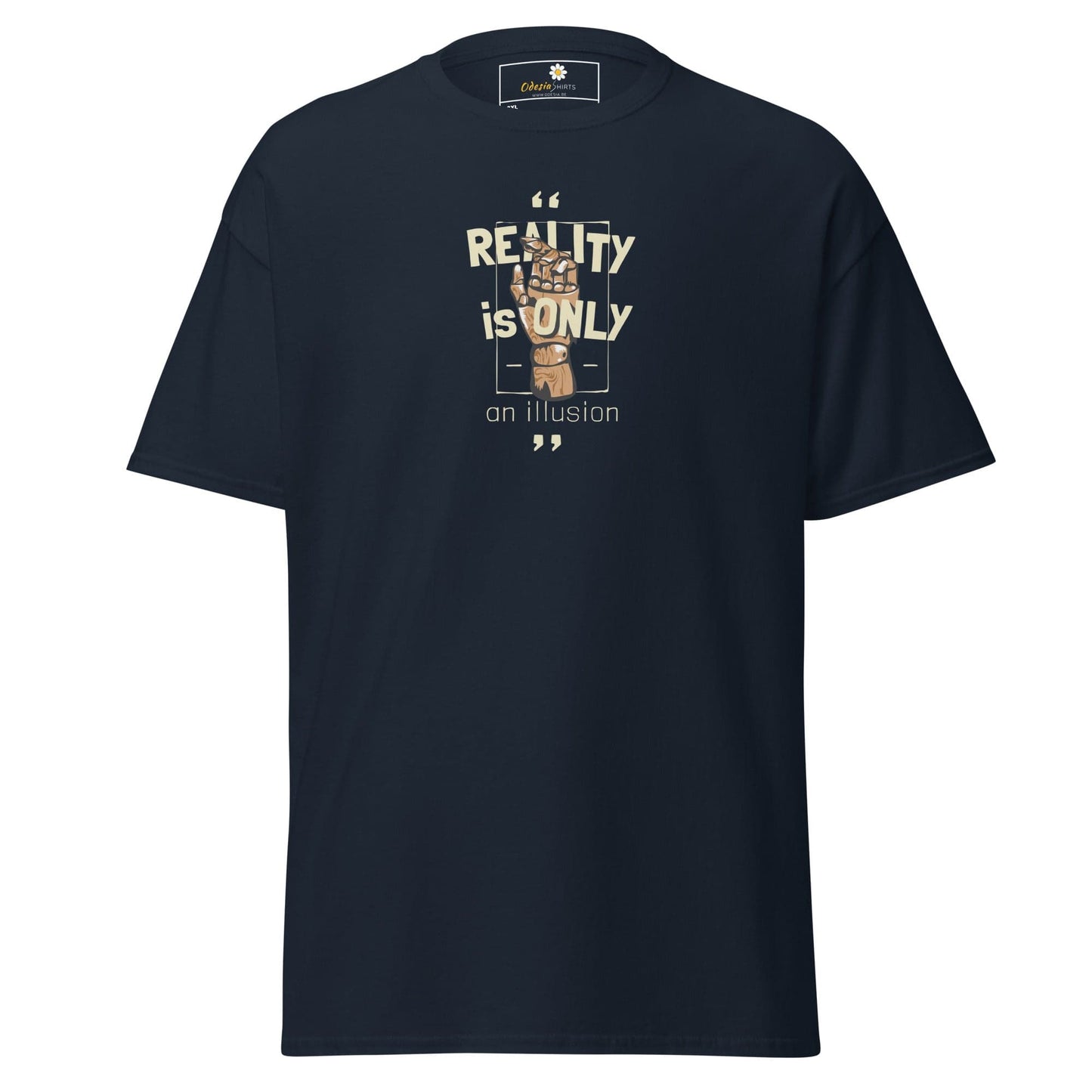 Navy blue T-Shirt from T-Shirt Design Tee for Men and Women in 2XL to 5XL
