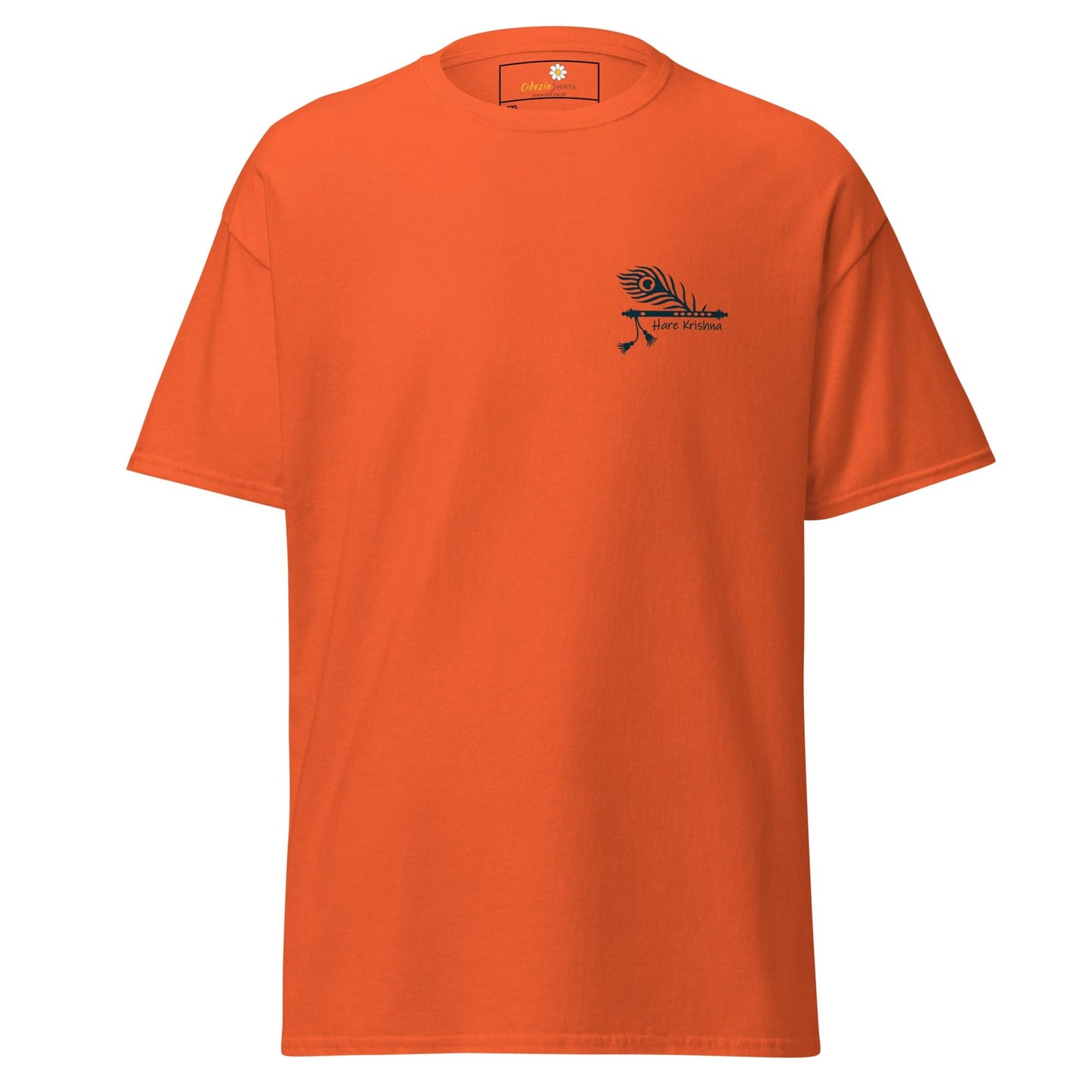 Orange short-sleeved T-shirt from T-SHIRT DESIGN TEE for Men and Women in 2XL to 5XL