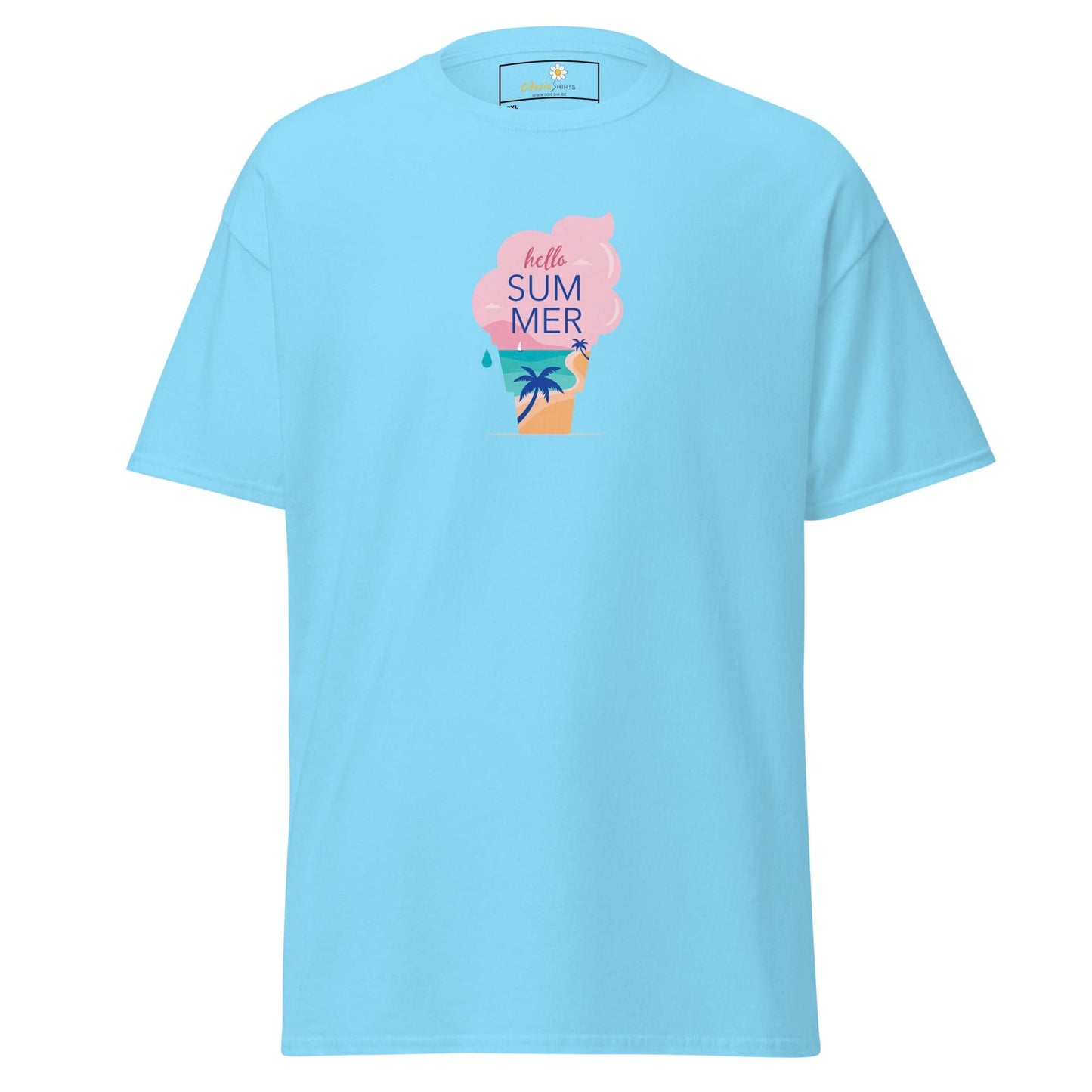 T-shirt Design Tee • Men / Women • [2xl-5xl] - Sky / 2xl